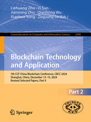 cover image of Blockchain Technology and Application